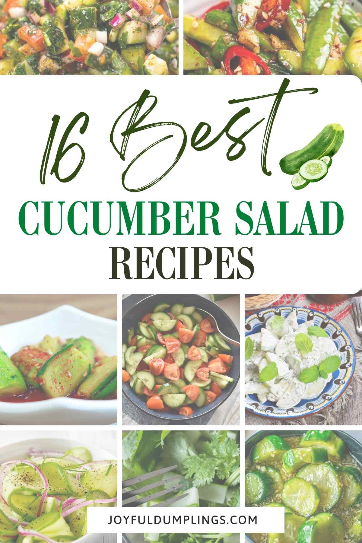 16 Best Recipes with Cucumbers (Super appetizing!)