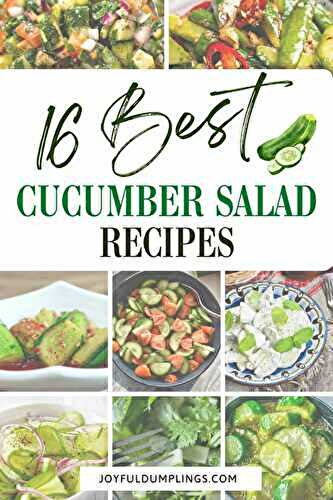16 Best Recipes with Cucumbers (Super appetizing!)