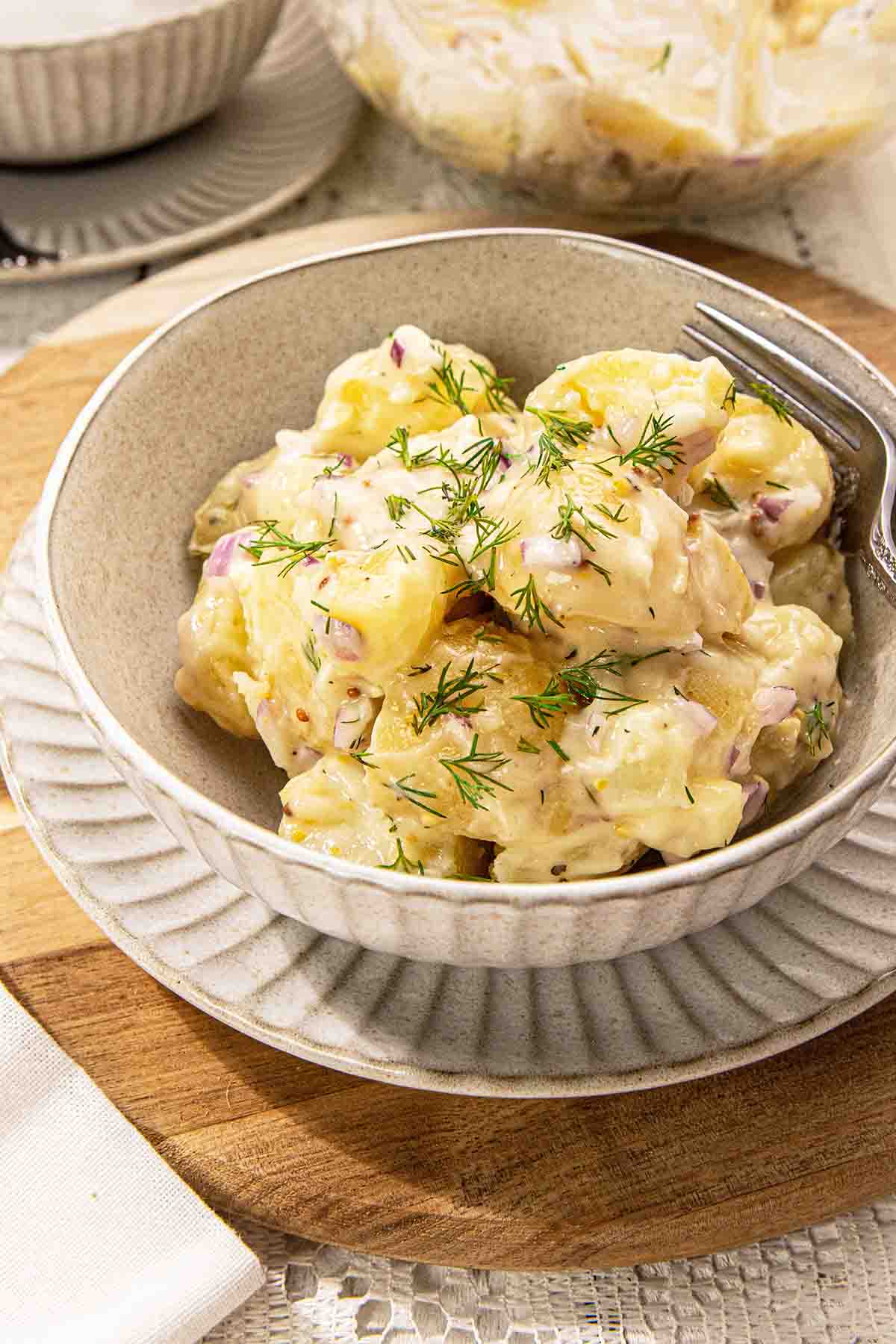 Creamy Mustard Dill Potato Salad