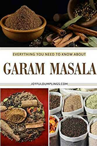 Garam Masala Substitutes