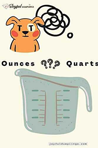 How Many Ounces In A Quart (Easy Conversion Chart)