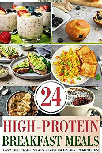 24 high in protein foods for breakfast
