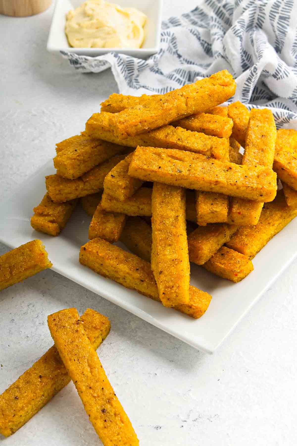 Crispy Baked Vegan Polenta Fries Recipe