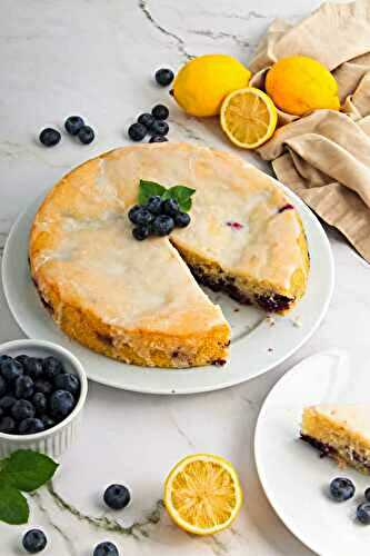 Easy Vegan Blueberry Lemon Cake Recipe