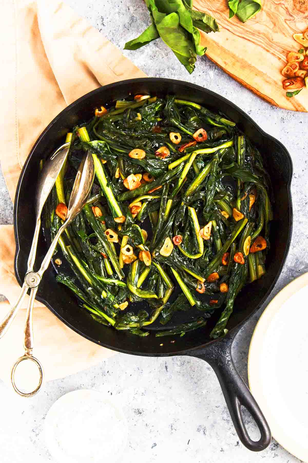Sautéed Dandelion Leaves Recipe