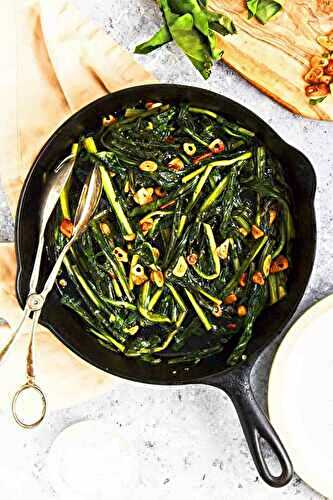 Sautéed Dandelion Leaves Recipe