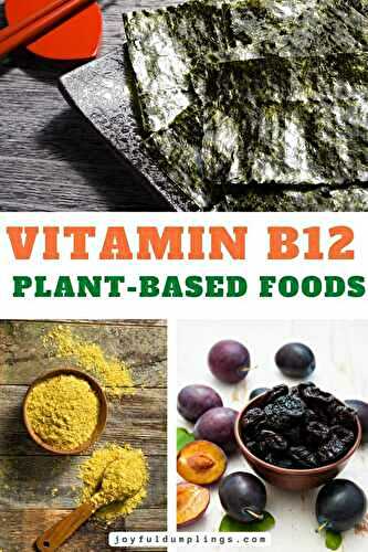 Top Vitamin B12 Plant-Based Foods