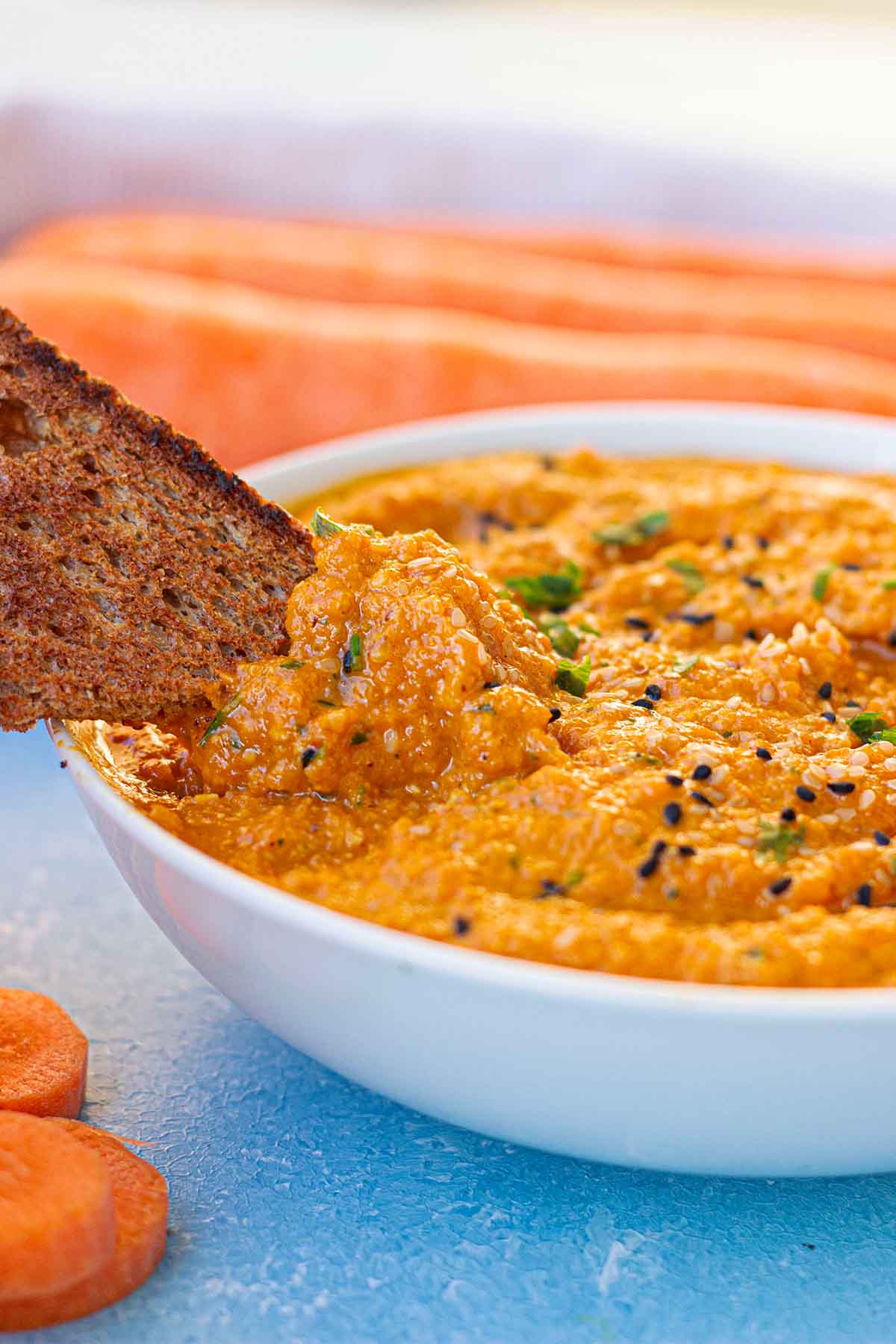 EASY CARROT DIP (DAIRY-FREE)