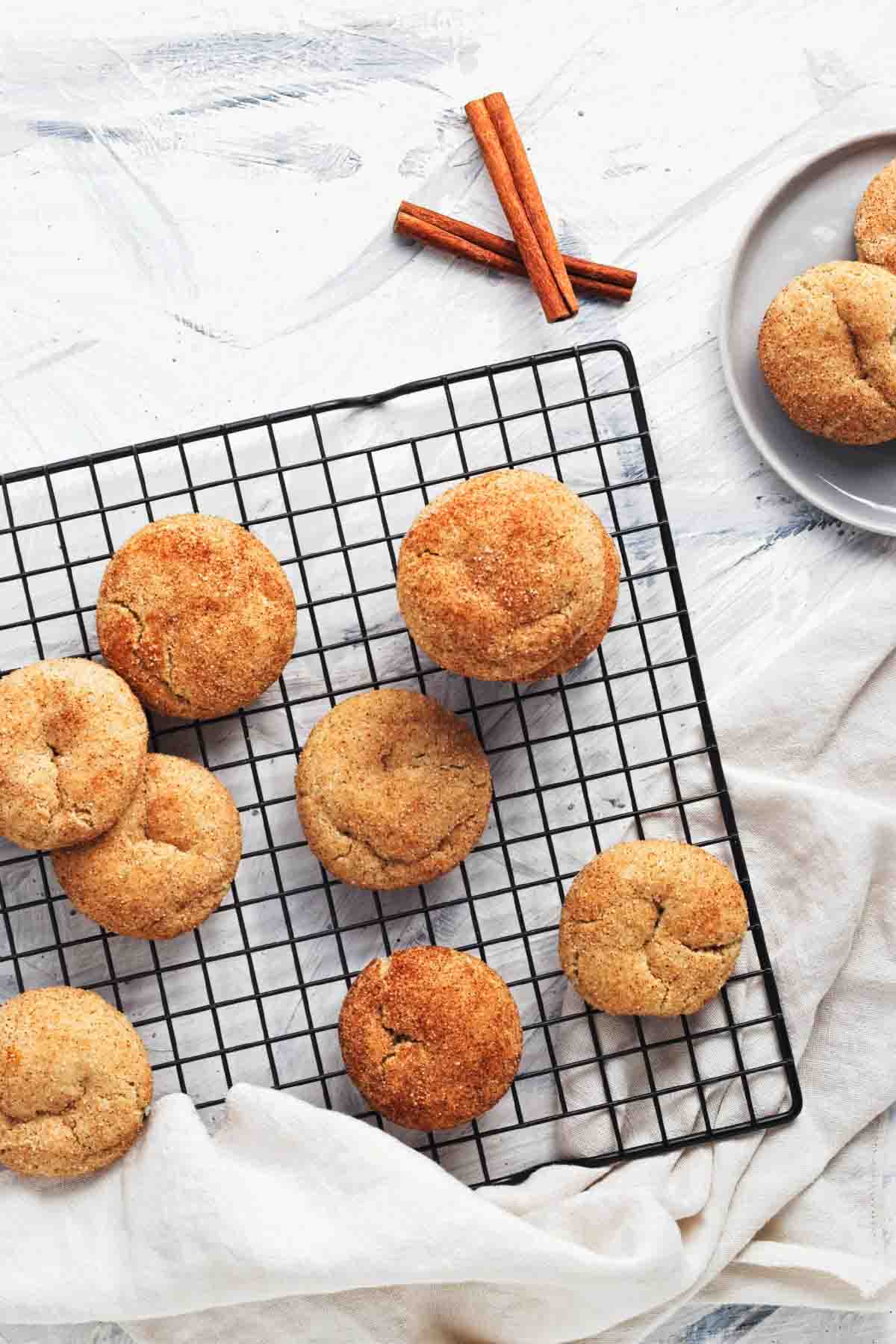 Vegan Snickerdoodle Cookies