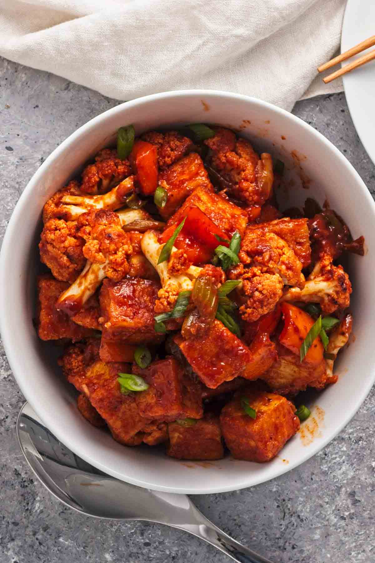 Crispy Korean Gochujang Tofu