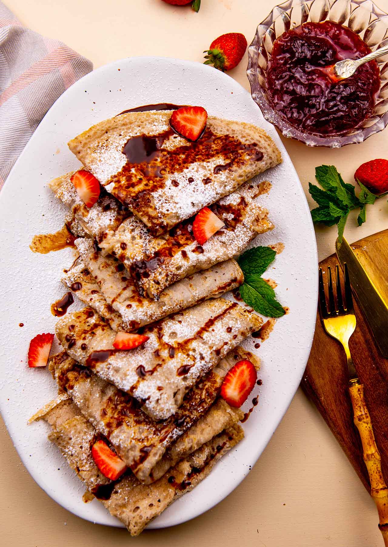 Vegan French Crepes (Gluten-Free)