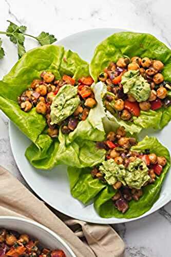 Chickpea Lettuce Wraps