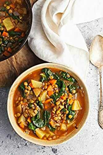 Spinach Lentil Soup