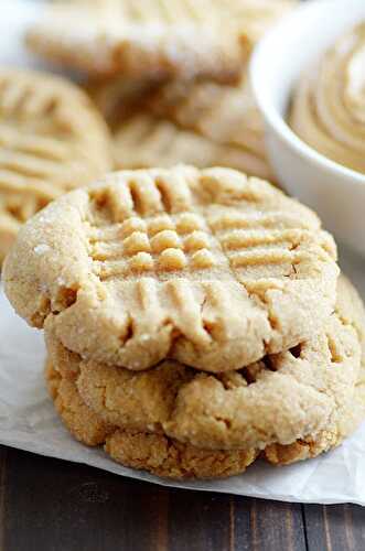 3-Ingredient Peanut Butter Cookies - Keat's Eats