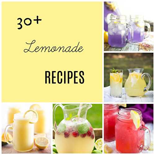 30+ Lemonade Recipes - Keat's Eats