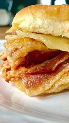 BBQ Chicken Bacon Sliders - Keat's Eats