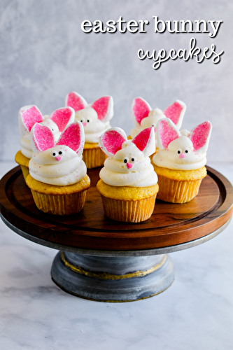 Bunny Ear Cupcakes - Keat's Eats