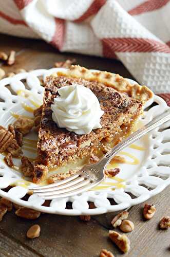 Butterscotch Pecan Pie - Keat's Eats