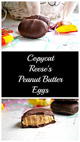 CopyCat Reese's Peanut Butter Eggs - Keat's Eats