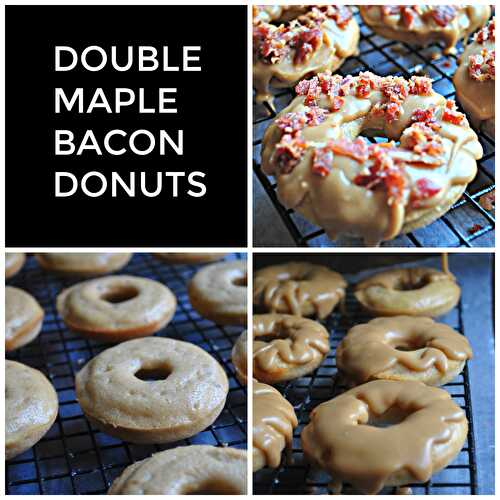 Double Maple Bacon Donuts - Keat's Eats