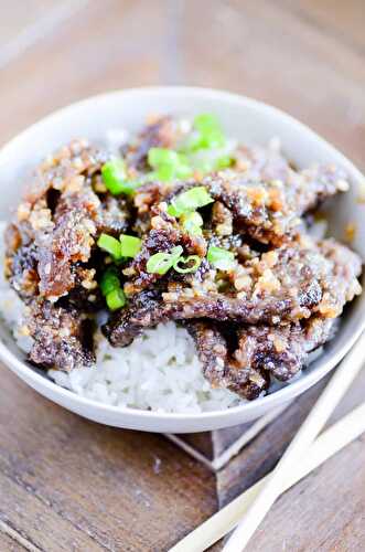 Easy Orange Beef - Keat's Eats