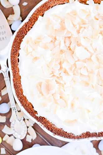 French Coconut Pie - Keat's Eats