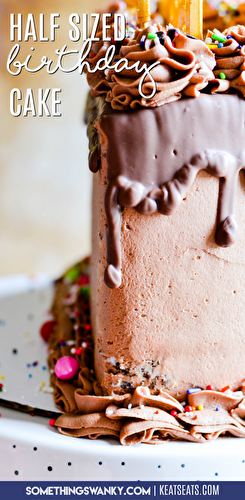 Half-Size Birthday Cake - Keat's Eats