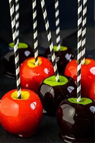Halloween Candy Apples - Keat's Eats Family Recipes