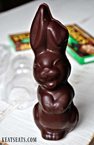 Homemade Chocolate Easter Bunny (Hollow) - Keat's Eats