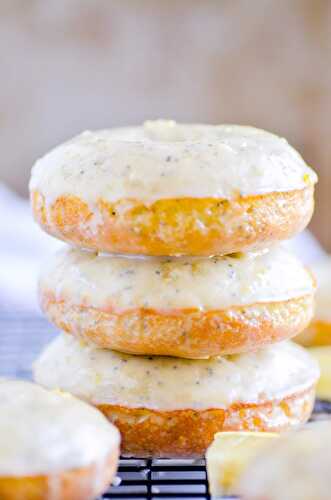 Lemon Poppyseed Donuts - Keat's Eats