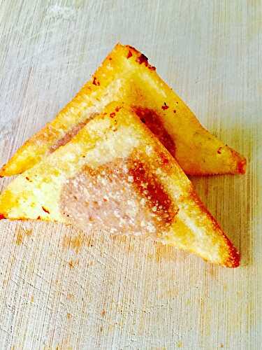 Nutella Cream Cheese Rangoons - Keat's Eats