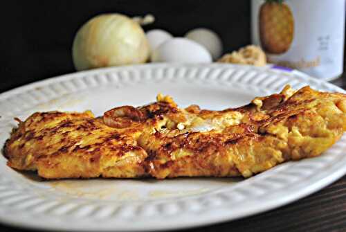 Sweet Hawaiian Breakfast Omelette - Keat's Eats