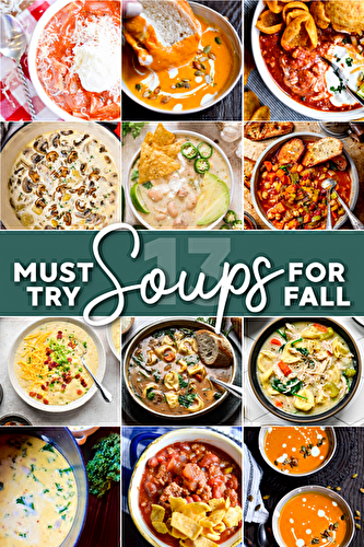 13 Autumn Soup Recipes