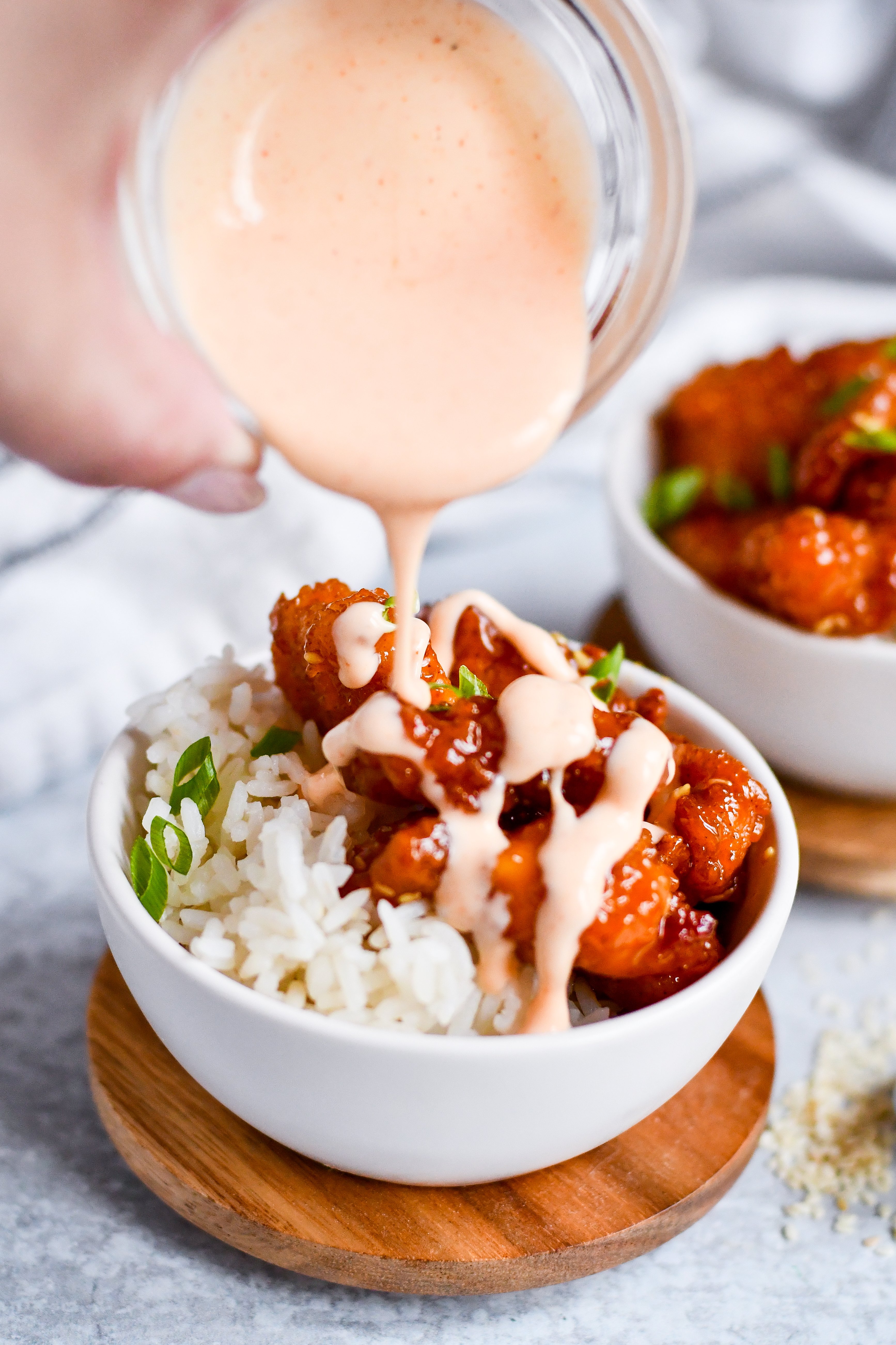 Air Fryer Honey Garlic Chicken