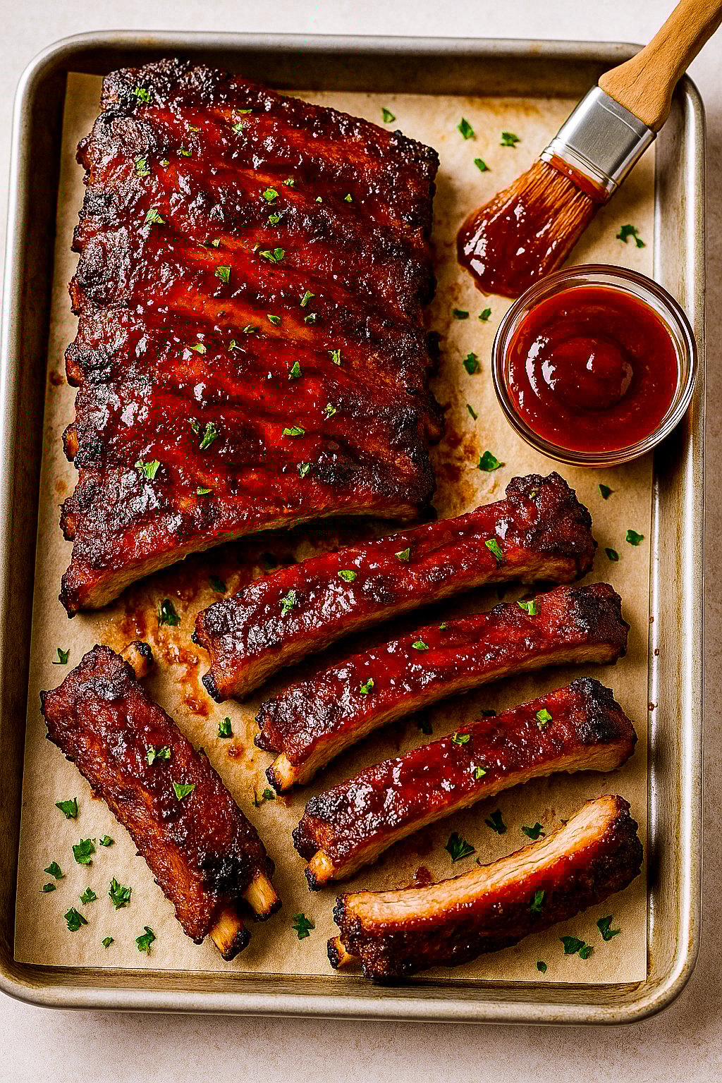 Easy Oven-Baked BBQ Ribs – Tender, Juicy, and Ready Fast!