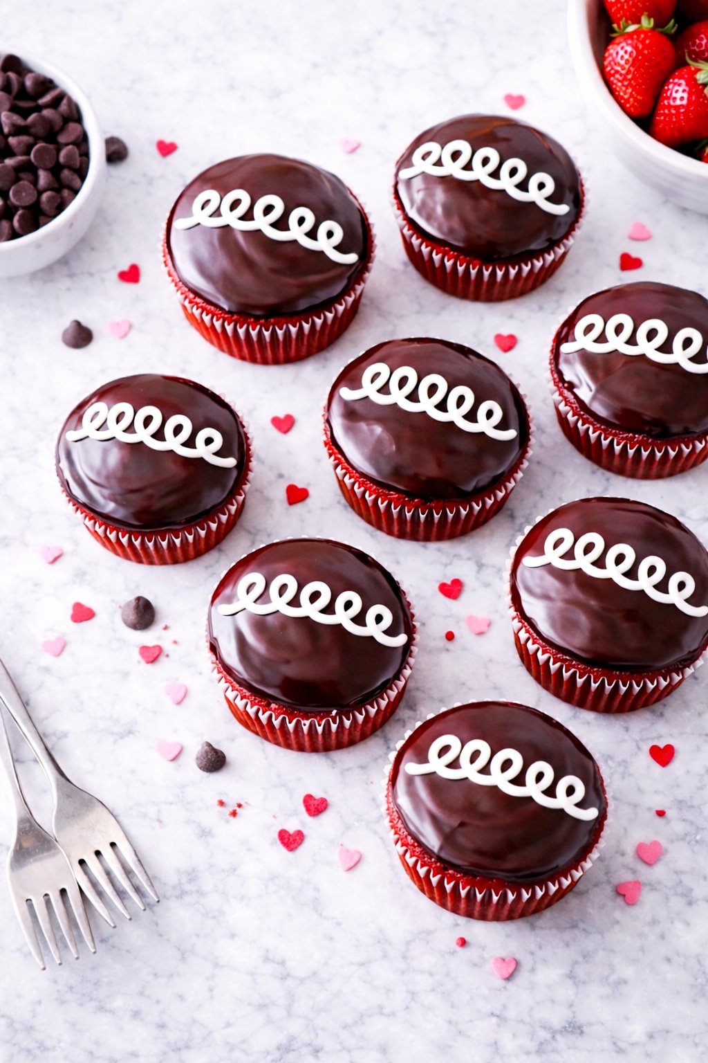 Red Velvet Hostess Cupcakes (Homemade Copycat)