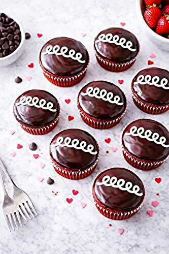 Red Velvet Hostess Cupcakes (Homemade Copycat)