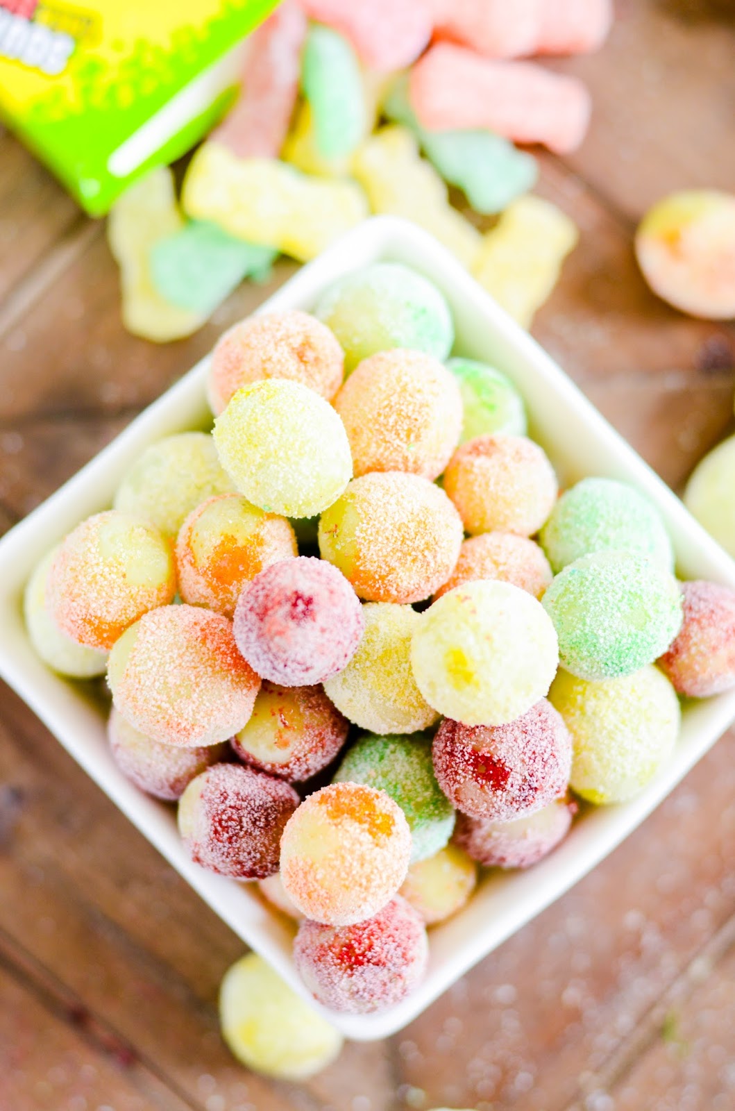 Sour Patch Frozen Grapes (The Best Jello Grapes Recipe!)