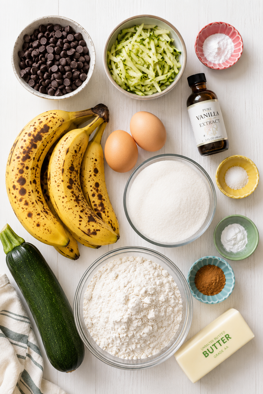 Chocolate Chip Zucchini Banana Bread Recipe
