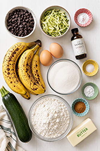 Chocolate Chip Zucchini Banana Bread Recipe