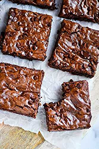 Fudgy Gluten-Free Dairy-Free Brownies (No Flour Blend)
