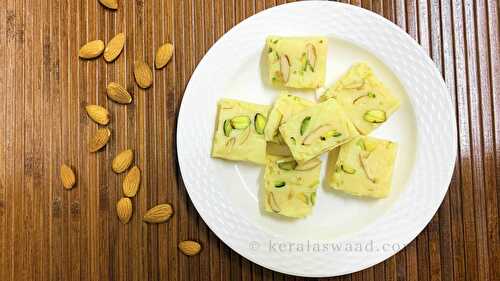 Milk Burfi /Milk Powder Burfi Recipe - Kerala Swaad