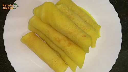 MUTTA PALADA / Sweet Crepe Roll - Kerala Swaad