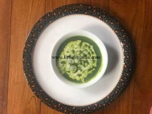 Priya’s Keto Spinach Soup Recipe