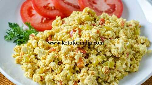 Keto Tofu Bhurji Recipe