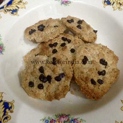 Keto Choco Chip Cookies | Tasty Sugarfree Cookies