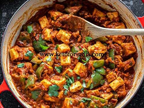 Keto Paneer Bhurji, Keto for India, Vegetarian Recipes