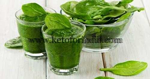 Priya's Cucumber & Spinach Keto Green Smoothie | Vegetarian