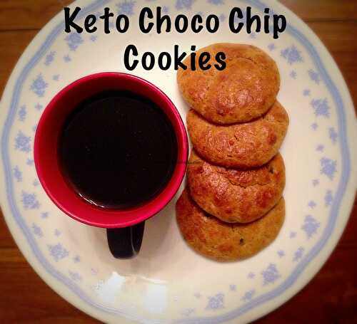 Priya's Keto Choco Chip Cookies | Sugarfree Recipe