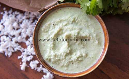 South Indian, Keto Coconut Chutney | Easy Recipe
